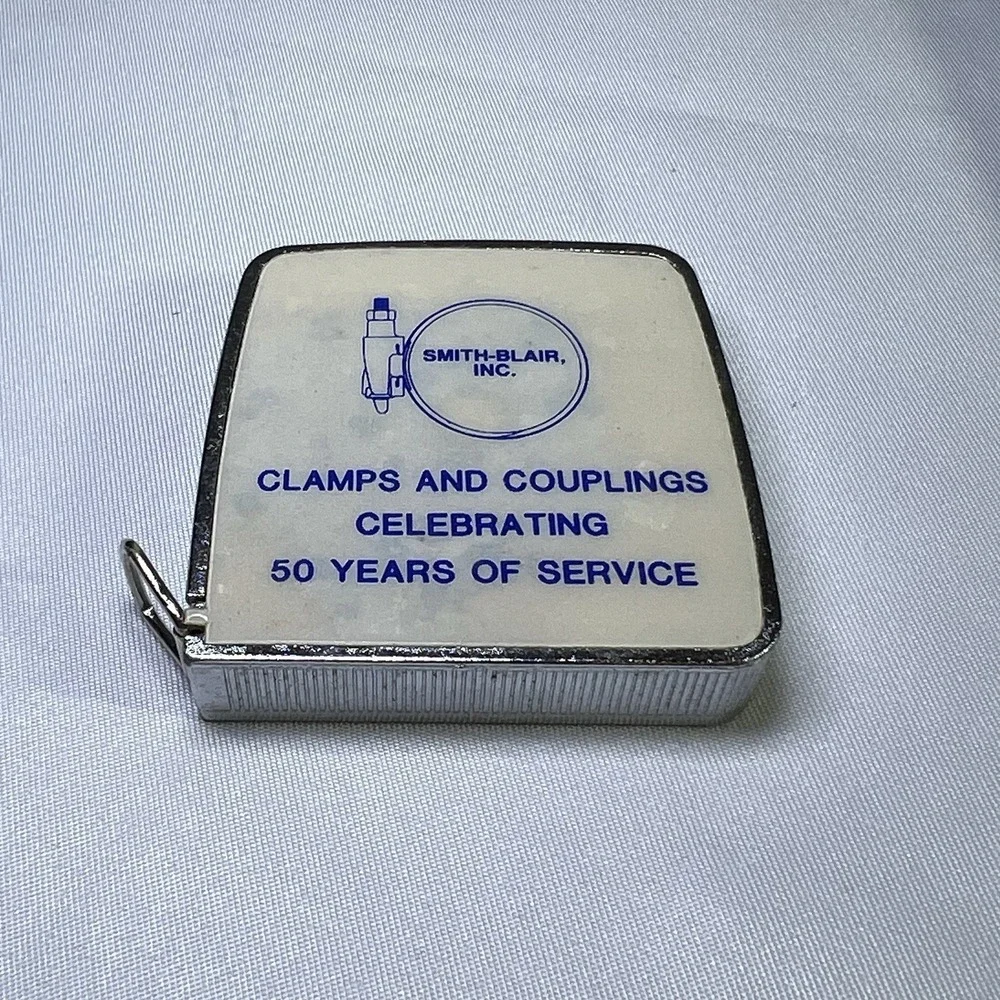 Vintage Smith Blair Inc. Clamps And Coupling Advertising Tape‎ Measure 1990s